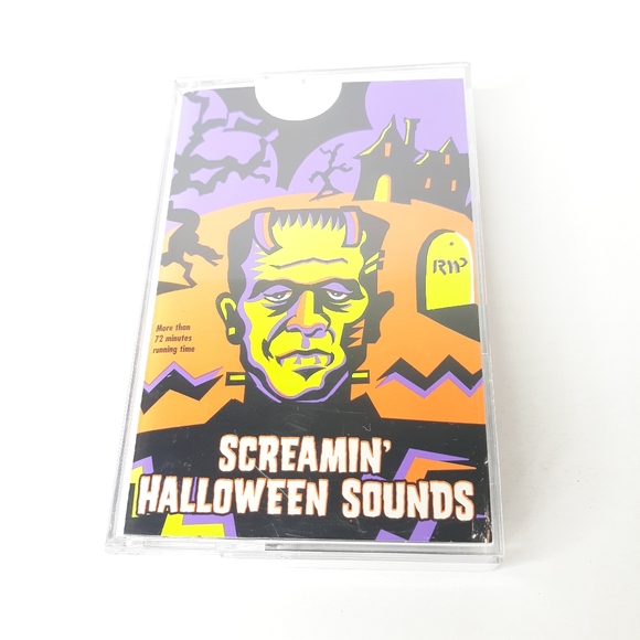1997 Screamin Sounds of Halloween Cassette Tape Horror Scary Sound Effects FX - Picture 4 of 9